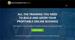 Desktop Screenshot of digitalmarketingvault.com